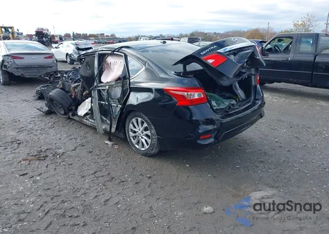 2017 Nissan Sentra Sv z USA, uszkodzony, nr VIN 3N1AB7AP6HY279915